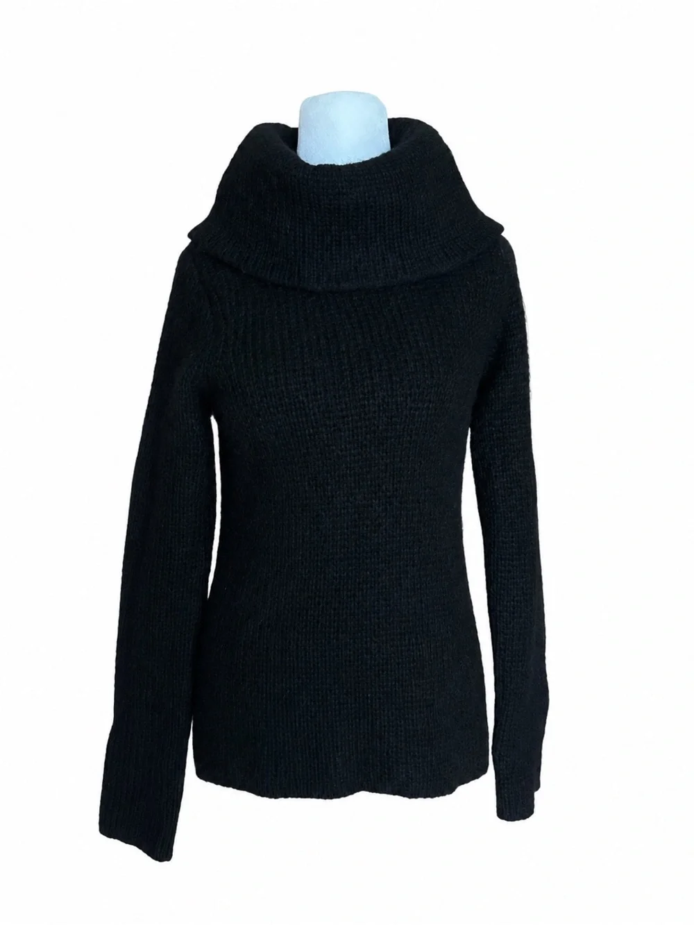 Lauren Ralph Lauren Sweater S Small Mohair Blend Ribbed Knit‎ Turtleneck HK